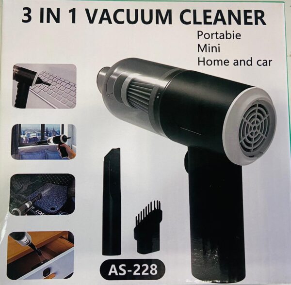 Mini vacuum cleaner 3 in 1 for home and car AS-228