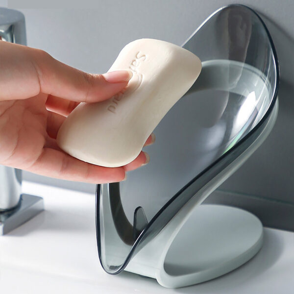 Smart Leaf Shape Soap Holder - Image 2