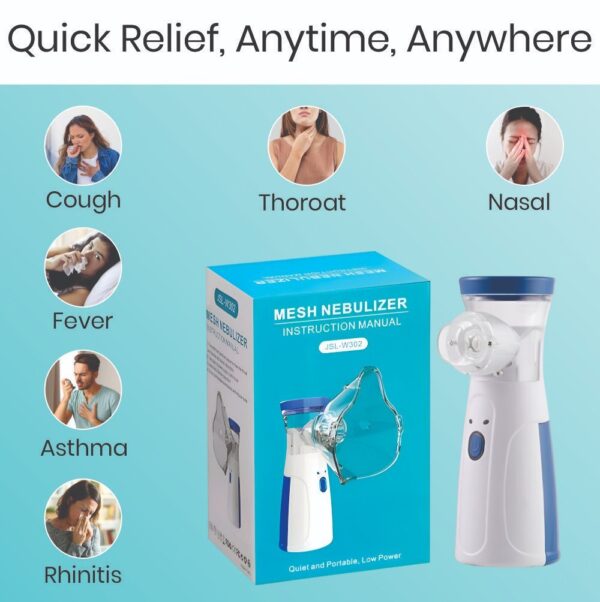 Mesh Portable Nebulizer Machine Rechargeable